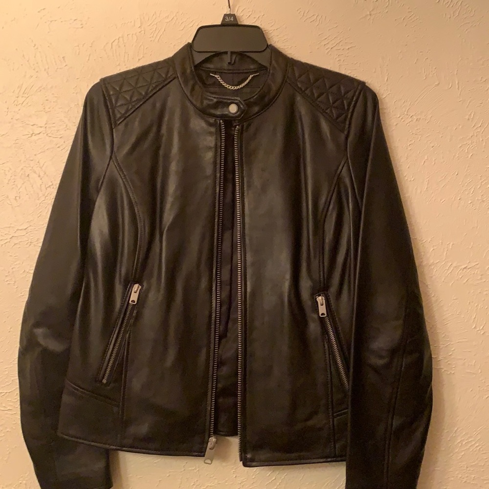 NWOT Marc New York 100% leather jacket. Medium